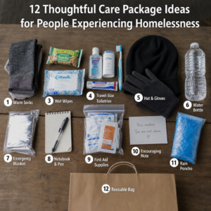 12 Thoughtful Care Package Ideas for People Experiencing Homelessness