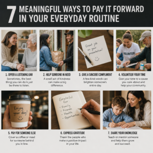7 Meaningful Ways to Pay It Forward in Your Everyday Routine