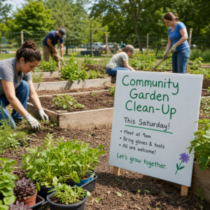 A Beginner’s Guide to Organizing a Weekend Community Garden Clean-Up