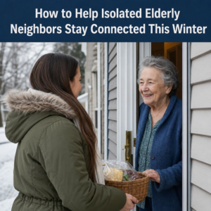 How to Help Isolated Elderly Neighbors Stay Connected This Winter