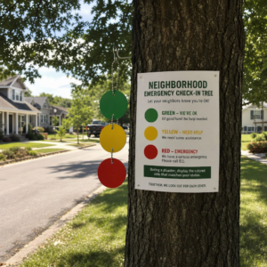 How to Set Up a Neighborhood Emergency Check-In Tree for Storm Season