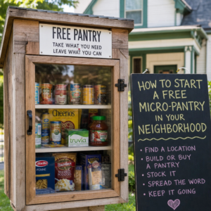 How to Start a Free Micro-Pantry in Your Neighborhood