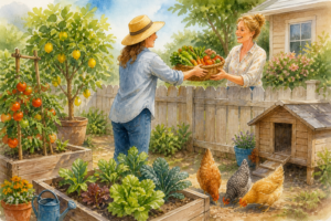 How to Grow and Share Food: Community Gardens, Backyard Gardens, Chickens, and Fruit Trees
