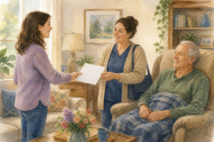 Free Caregiver Handoff Sheet: Everything a Helper Needs on One Page